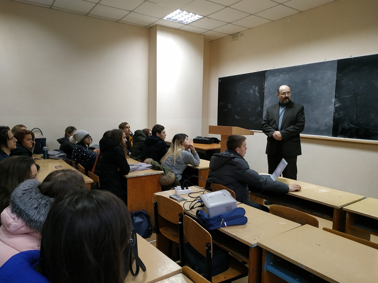 На химическом факультете состоялась лекция о противодействии коррупции
