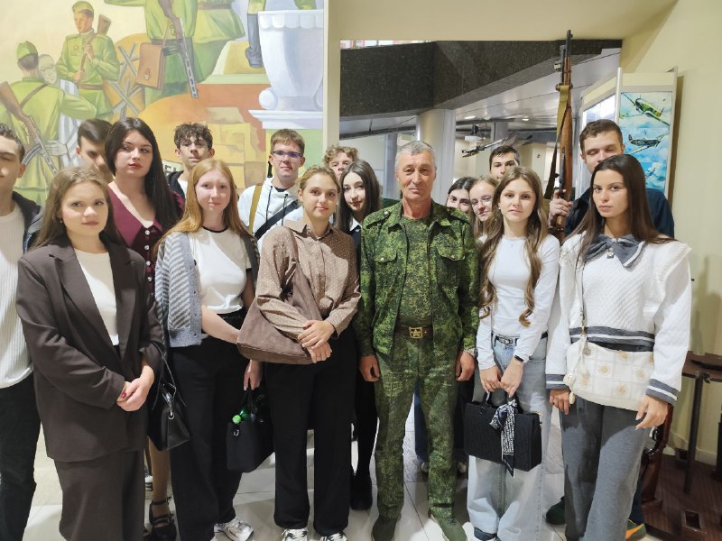 Студенты учётно-финансового факультета посетили музей Великой Отечественной войны