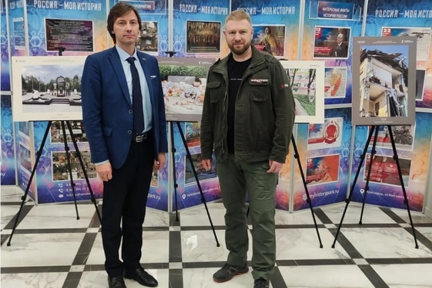 В Краснодаре прошла фотовыставка работ Александра Малькевича «Освобожденные территории. Война и мир глазами очевидца»