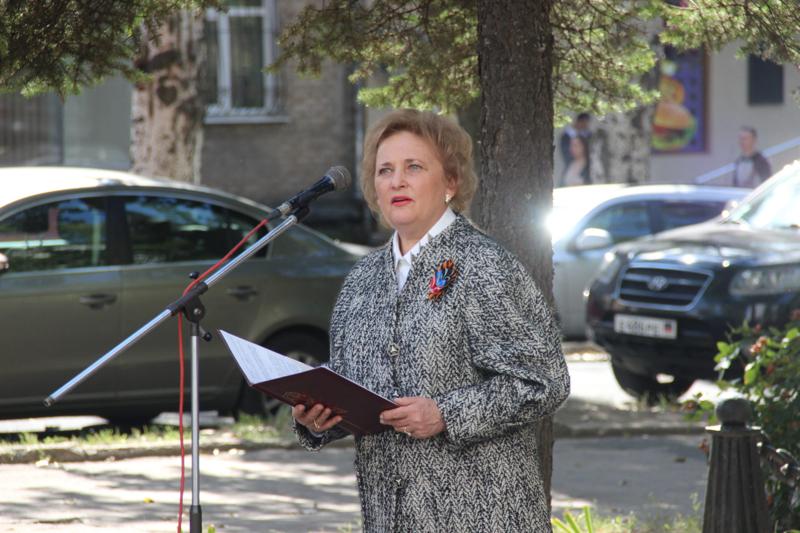 Телестудия ДонНУ о митинге в честь 78-й годовщины освобождения Донбасса