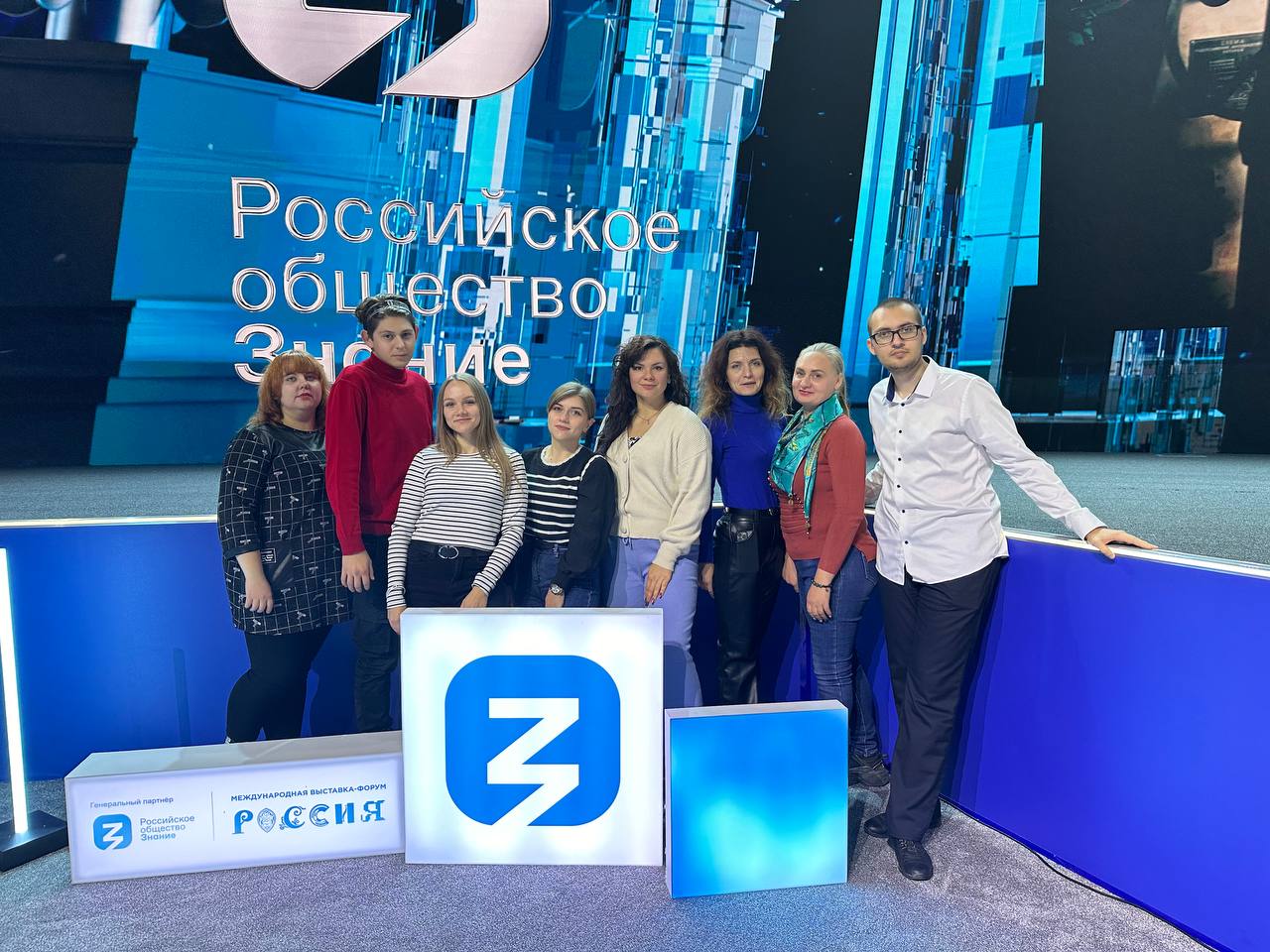 Делегация ДонГУ посетила федеральный просветительский марафон «Знание. Первые» в Москве