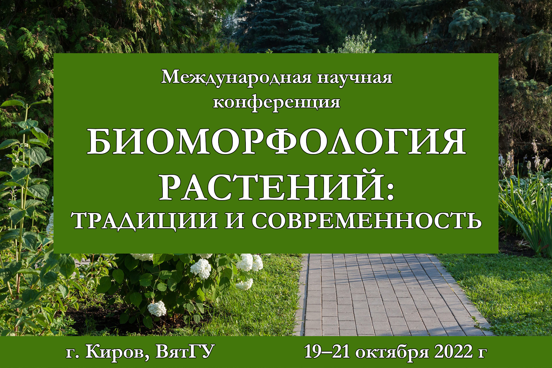 Ученые ДонНУ принимают участие в Международной научной конференции «Биоморфология растений: традиции и современность»