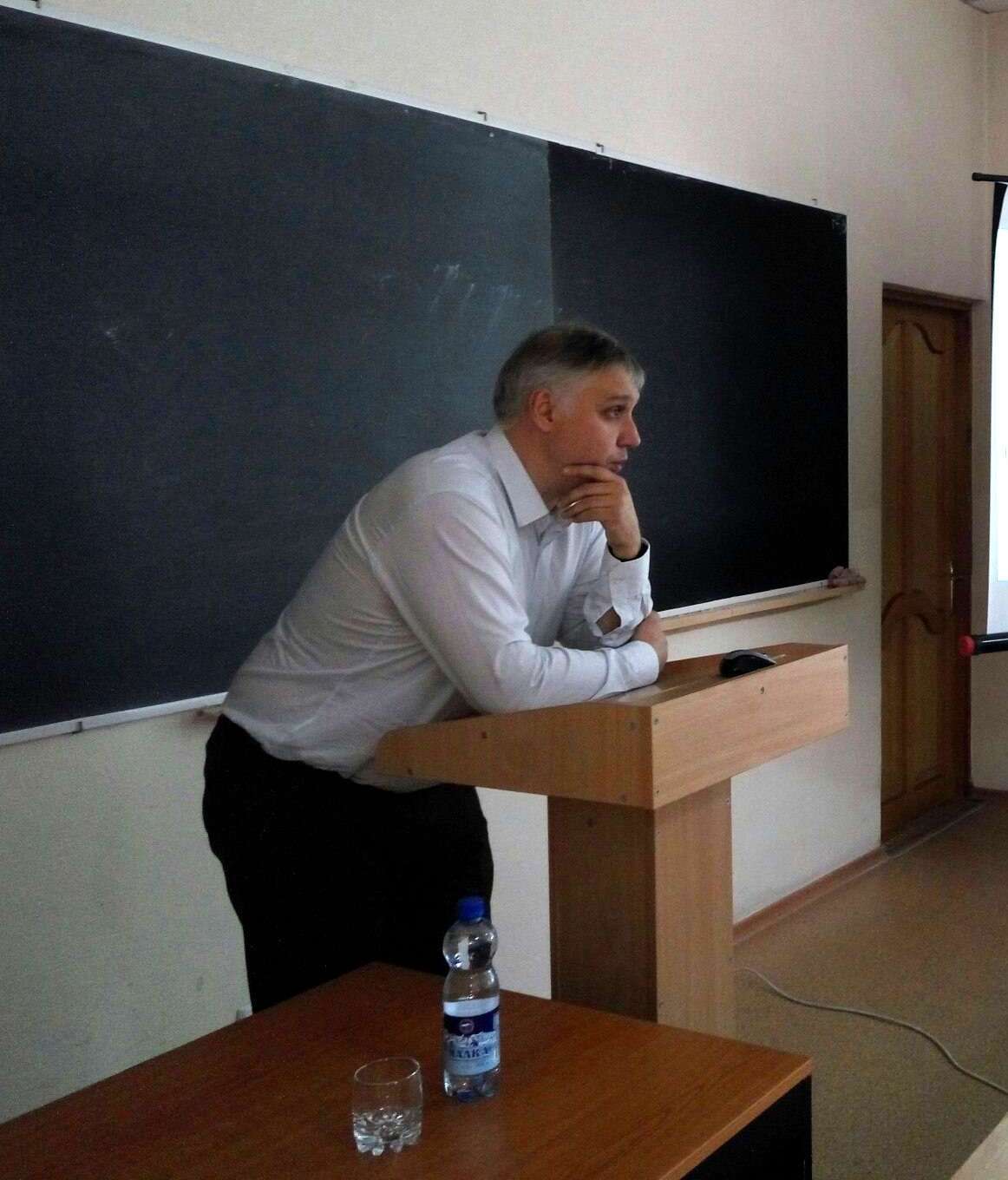 На химфаке ДонНУ прошла встреча с профессором МГУ Егором Прохорчуком