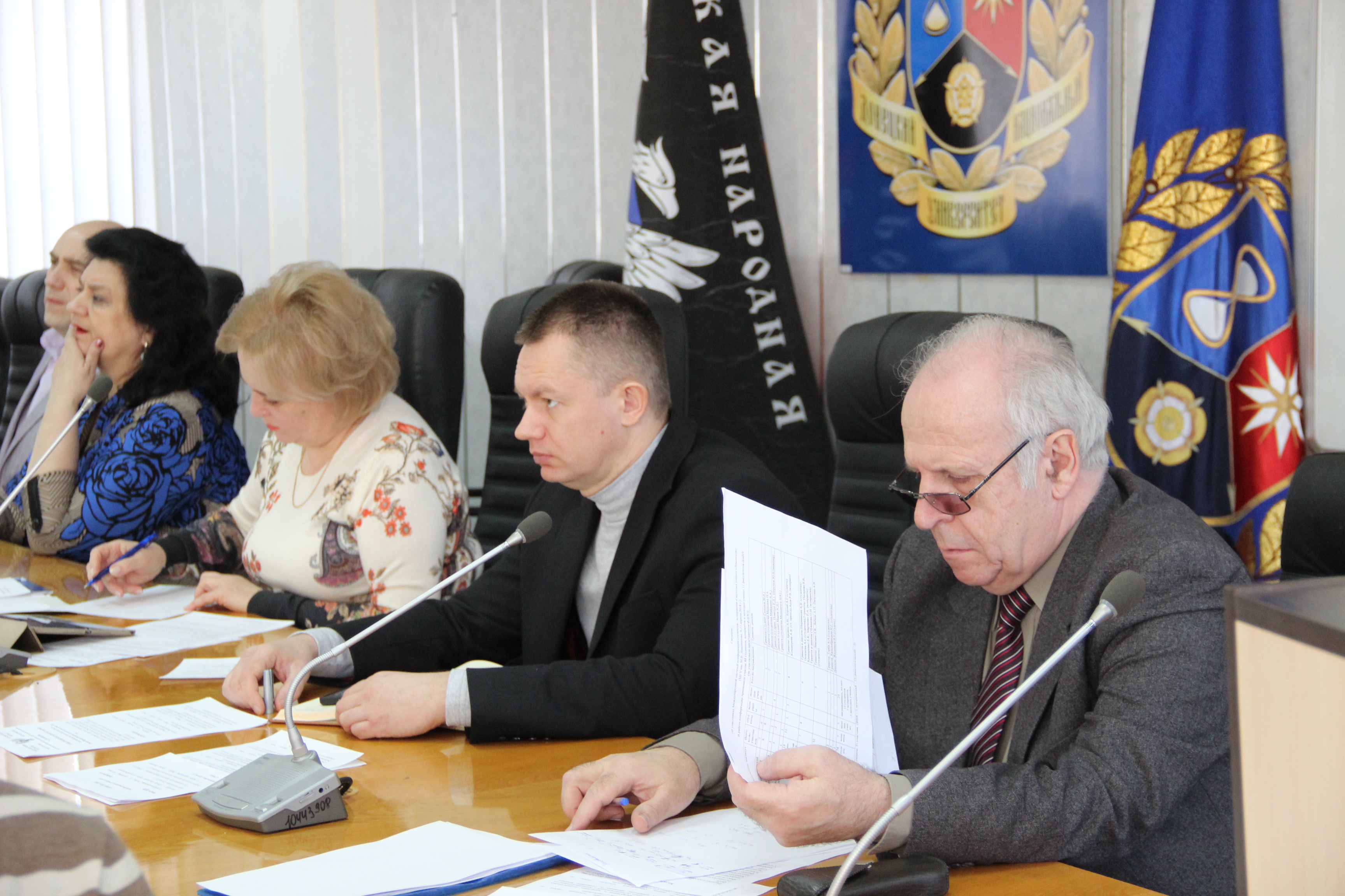 В ДонНУ состоялось традиционное заседание ректората
