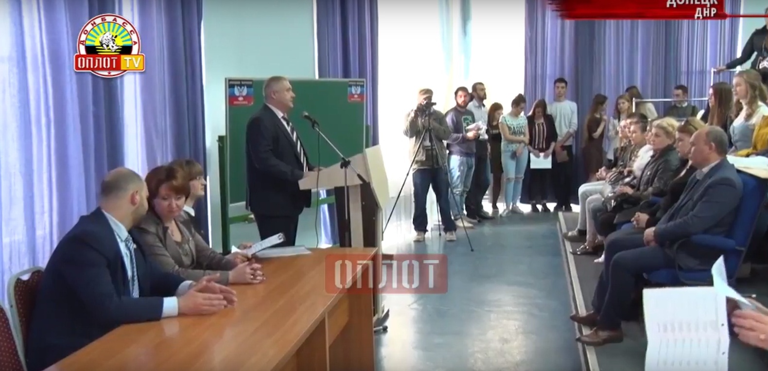 День открытых дверей на юридическом факультете ДонНУ в сюжете телеканала «Оплот»