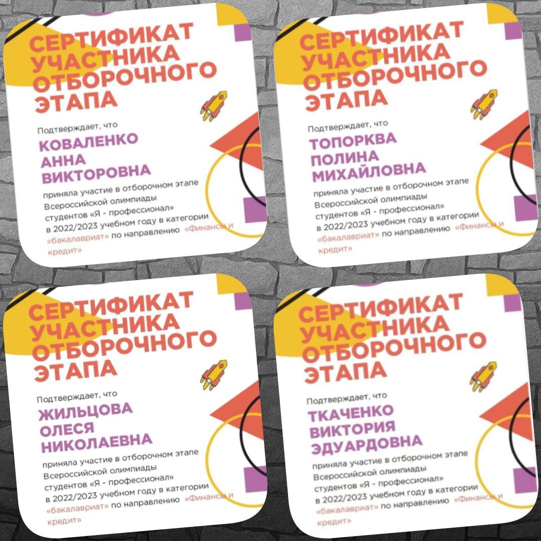 Студенты учетно-финансового факультета приняли участие во Всероссийской межвузовской олимпиаде «Я — профессионал»
