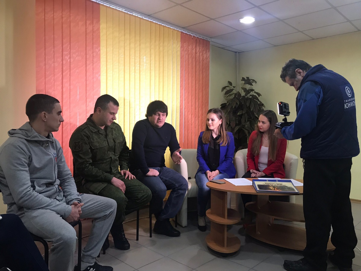 Студенты-телевизионщики побывали на презентации программы телеканала «Юнион» «Под прицелом»